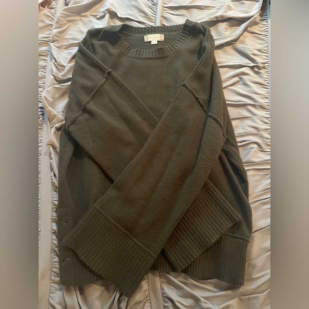 Army green Altar’d State sweater
